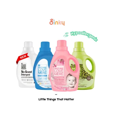 Bottle 1.8L / Refill 1.3L | Nature Love Mere - Korea Baby Laundry Detergent / Softener | Hypoallergenic