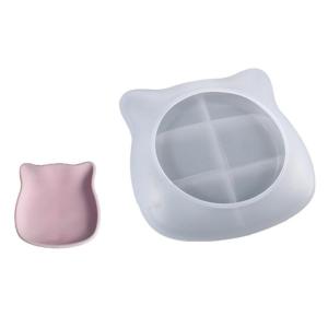 Cats Shaped Resin Tray Molds for Tray Decoration Resin Tray Silicone Molds for Epoxy Resin Holder