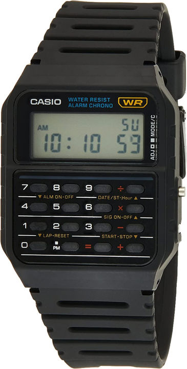Casio Ca-53W-1Z Reloj ultifunción con correa de goa negra para hobre