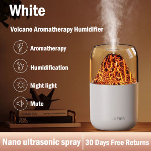 KONKA   Air Humidifiers Essential Oils Diffuser Mini Aroma Diffuser USB Aromatherapy Flame Humidifier for Home Bedroom Office Humidifier