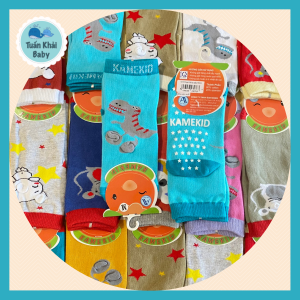 [HCM]COMBO 3 ĐÔI Tất vớ cotton Chống Trượt 3D hình thú cho bé trai bé gái | Size 3 tháng đến 8 tuổi  tất mềm mịn co giãn tốt hàng Việt Nam chất lượng