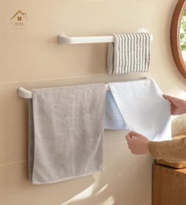 DXL Towel Holder Hanging Rag Pole Towel Rack Bathroom Kitchen Organizer Cabinet Shelf Storage Rack