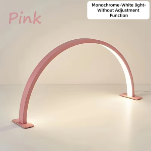25W Half Moon Light LED 7000K Cool White USB Powered Beauty Lamp for Nail & Eyelash Salon