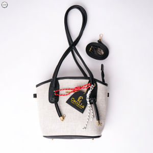 LUNA AURA Tote Bag Mini Wanita Sumbu Kanvas 3655 SlingBag ootd Tas Selempang Tas Fashion Beauty Kekinian