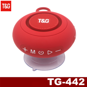 T&G TG-442 TWS Bluetooth V5.3 Mini Round Portable Wireless HiFi Speaker with Lanyard Design