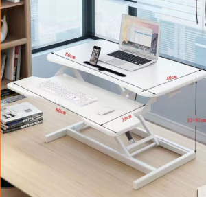 Adjustable Height Standing Desk Standing Computer Desk Single and Double Layer for Home Office
