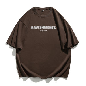 HELLO JIM Couple T shirt Women and Men 2023 New Style Oversize Fuzzy printing Tshirt Men K1708 Clearance