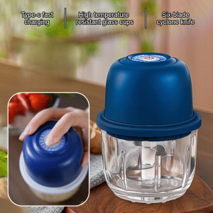 Cordless mini cyclone efficient and convenient food cooking machine grinder