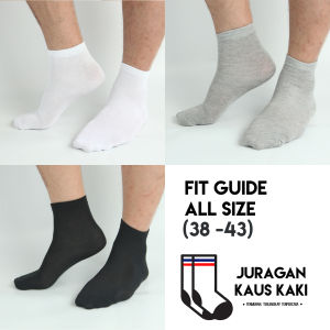 Juragan Kaus Kaki - Kaos Kaki Pria Panjang Polos Long Socks Katun Impor Grosir Termurah
