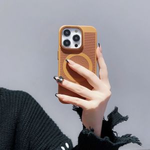 Ốp điện thoại 3in1 Magsafe IP68 - Từ tính tản nhiệt - Viền Camera Kim loại - Ốp chống bụi thoáng khí cho iPhone 13 Promax 14 Promax 15 Pro 15 Promax