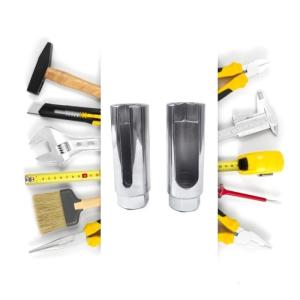 Oxygen Sensor Socket Wrench Heat-Treated for Strength Size 22mm 12.5mm/ 1/2-inch Lambda-Probe Socket