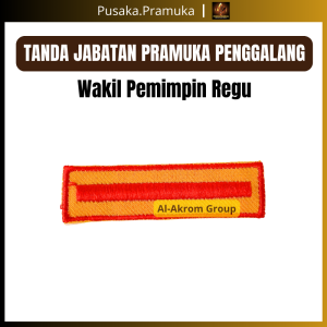 Bordir Emblem Tanda Jabatan Pramuka Siaga Penggalang dan Penegak Untuk SD SMP SMA