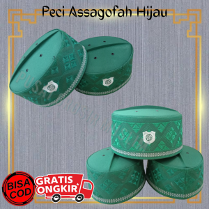 Peci Kopiah Assagofah Anak Hijau peci asagofah anak peci anak anak