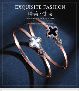 Sweet Delicate Crystal Bracelet Moon Star Short Charms Fresh Pearl Petal Bracelet for Women Girl