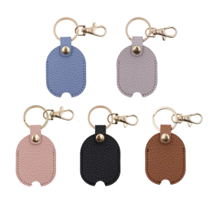 Colorful Key Cover Caps Leather Key Accessories Cuteness Key Holder Fashion Key Chain Present for Women and Girl