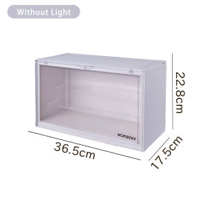 Tầm Nhìn 1PC kiểm soát âm thanh Chiếu Sáng Đồ Chơi Lưu Trữ Hộp Đầy Màu Sắc Pop Mart hộp hiển thị Chống Bụi Mô hình búp bê Cầm Tay giá lưu trữ Stackable Đồ Chơi Hiển Thị Trường Hợp Bộ Sưu Tập