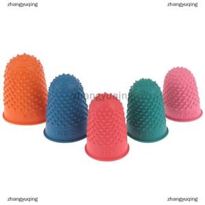 [COD] zhangyuqing 5Pcs Counting Cone Rubber Thimble Protector Sewing Quilter Finger Tip Craft