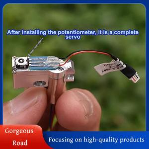 [Gorgeous] Hot Sale 1 2Pcs DC 2V-3.7V 3V 49RPM Slow Speed 716 Coreless Motor Metal Gearbox Gear Motor 6g Car Boat Servo Engine CNC Aluminum Alloy