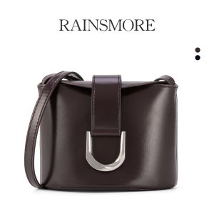RAINSMORE Womens Bag U-shaped Buckle Crossbody Bag Retro Advanced Commuter Bag for Women