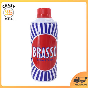 400ml  Brasso Metal Polish Penghilang Karat Cairan Pengkilap Logam Pembersih Kopel Kuningan Original
