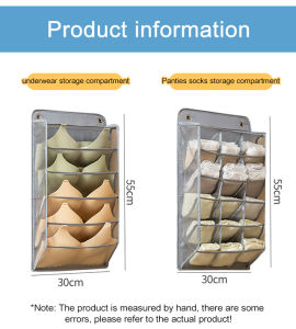 Organizer Bag Non-stacking Hanging Bag Fabric Non-marking Intimate Apparel Easy to Access Storage
