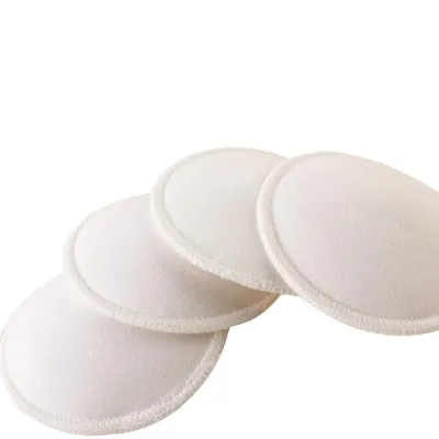 4pcs Reusable Nursing Breast Pads Washable Soft Absorbent