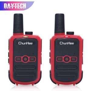 DAVTECH Compact Handheld Walkie-Talkie Set - 2W Power 400-470MHz UHF 16 Channels VOX/PTT Long Range Communication - Ideal for Restaurants & Outdoor Activities