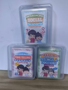 Inferencing Scenario Flashcards – Speech Therapy & Language Development Activities for Kids