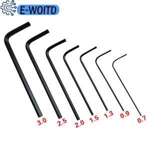E-WOITD  7Pcs lot 0.7mm-3mm Mini Hexagon Hex Allen Key Set Wrench Screwdriver Tool Kit