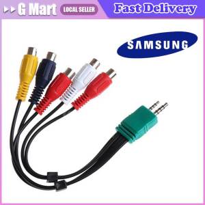 ⭐【LazTop Seller】Video AV Component Audio Adapter Connector Cable for Samsung LED TV BN39-01154W BN3901154W 20cm 306A-Sumsung-TV-AV-Cable