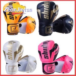 zhanjietun 6 10 Oz PU Trẻ Em Thở Của Người Lớn Chuyên Nghiệp Sanda Muay Thái Taekwondo Trung Tính Thoáng Khí Găng Tay Đấm Bốc