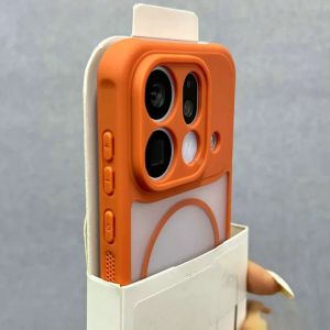 Luxury Frosted Glossy for Magsafe Armor Case For OPPO Find X9 X9S Pro Ultra X8 X8S Plus Transparent Wireless Charge Hybrid Cover