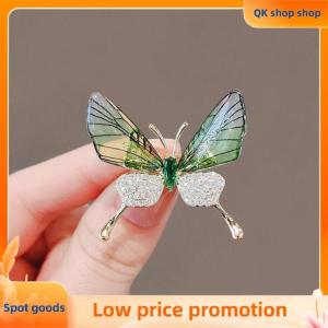 ✨QK shop✨ Explosion-proof Butterfly Brooch Insect Corsage Womens Accessory Acrylic Transparent Wings High-grade Clothing Pin