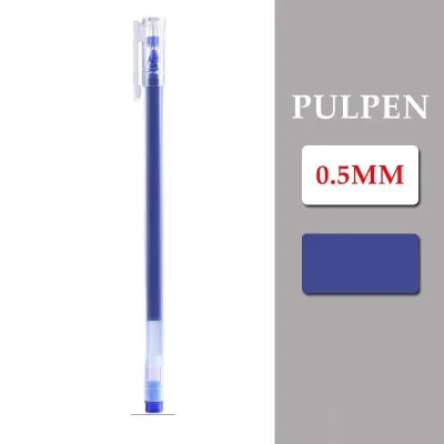Pulpen Gel 0.5mm/Kapasitas tinggi pena gel/tinta pen/bolpoin/Hitam Biru merah 3 Warna-Ms.Pepeleria