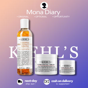 Kiehls Calendula Herbal Extract Alcohol-Free Toner 250ml/Kiehls Ultra Facial Cream 50ml/125ml ，Oil control / moisturizing shrink pores / soothing/acne.Efficient reduce dark yellowmoisturize skin improve skin texture brighten whiten and soothe