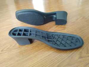 Outsole Alas Bawah Sepatu Wanita Cewek Hitam Hak 5 cm Sol Daun size 37 sd 44