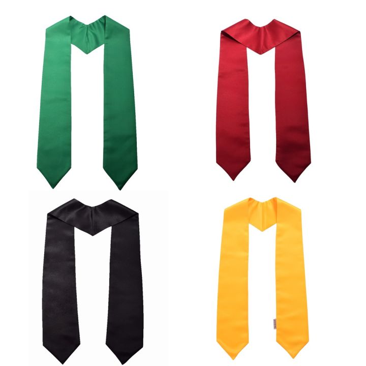 GraduatePro Plain Graduation Stola voor Unisex Volwassenen Sjerp 60/72 Lange 16 Kleuren, Paars, 72