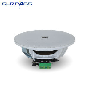 Home 6 Inch 20W Bluetooth-compatible Built-In Ceiling Speaker Digital Class D Amplifier Speaker Active Sound Indoor ABS Material
