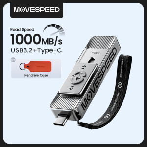 MOVESPEED 1000MB/s Solid State Pen Drive USB3.2 Gen 2 Type C Flash Drive 1TB 512GB 256GB 128GB Pendrive for PC Smartphone Tablet