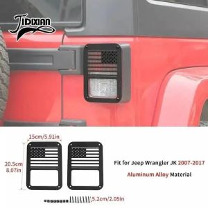 OnlyF U fit for Jeep Wrangler JK 2007-2017 Car Exterior Turn Signal Headlight Rear Bumper Taillight Light Lamp Cover Q8H3K