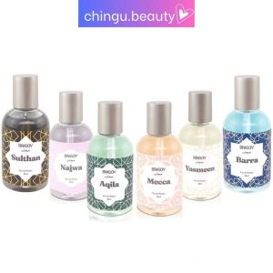 BRASOV Parfum Hijab Wanita 35ml | Spray Eau de Perfume aroma segar dan tahan lama hingga 12 jam