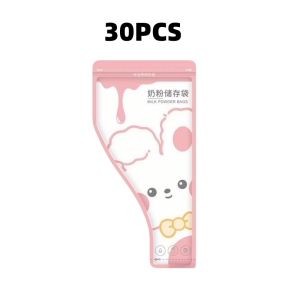 30PCS Baby Milk Powder Storage Bag Disposable Double-track Sealed Leakproof Portable Powder Bags