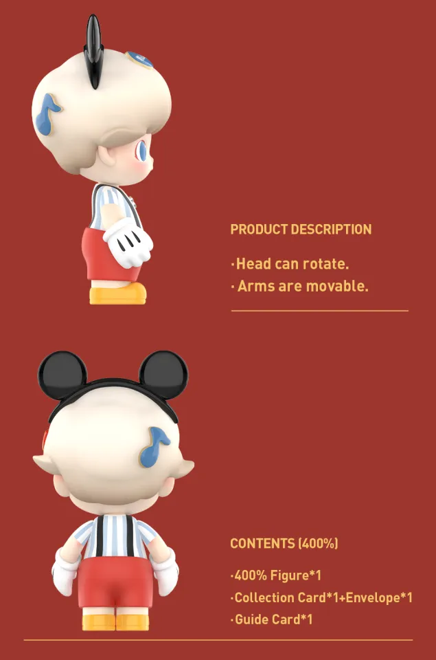 その他 MEGA JUST DIMOO 400% Mickey Mouse Amazon.co.jp: POP MART MEGA JUST DIMOO 400% Mickey Mouse