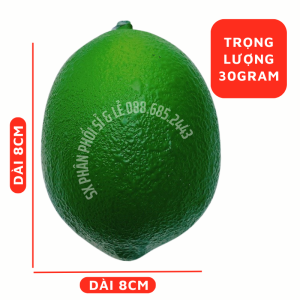 Trái cây trang trí Trái Chanh Xanh trái cây mô hình decor trang trí nhà cửa