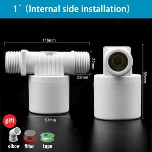 1inch 3/4inch 1/2inch Fully Auto Float Valve Tool for Water Tower Tank Level Control Full Self Stop Fill Controller