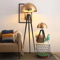 Postmodern Mushroom Head Floor Lamp Designer Metal Electroplating Home Decco Standing Lamps For Living Room Bedroom Bedside Lamp. 