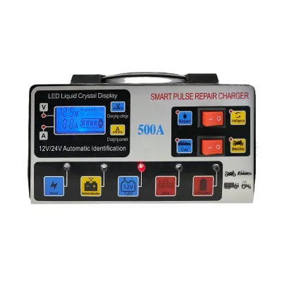 เครื่องชาร์จแบตเตอรี่รถยนต์ 12v24v เครื่องชาร์จแบตเตอรี่มอเตอร์ไซค์