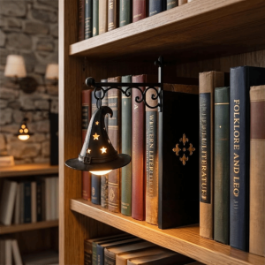 PRETTY Vintage Bookshelf Lantern Light Warm White White Bookshelf Lamp Atmosphere Lamp Bookshelf Ghost Light Library