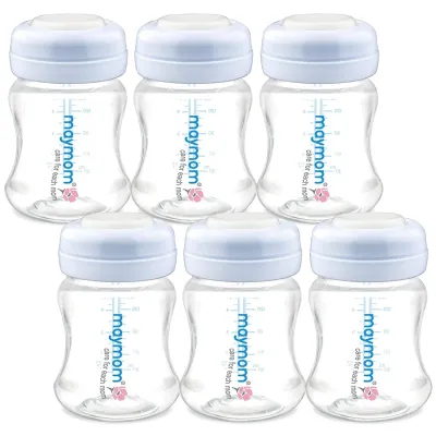 Maymom Wide-Neck Milk Bottle with SureSeal Silicone Disc 140ml/280ml