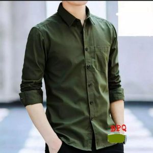 Grafikstore Kemeja Cowok Lengan Pendek Panjang Dark Series Casual Formal Bisnis Pesta Non Kasual Termurah Adem & Nyaman Dipakai Bahan 100% Katun
